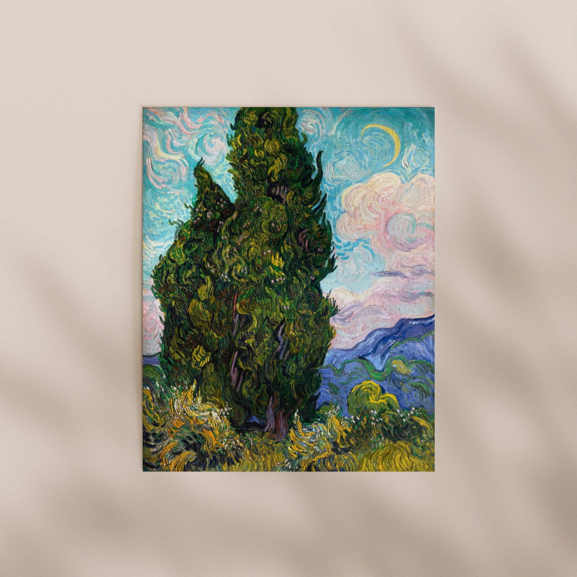 Vincent Van Gogh - Cypresses | Art Prints | Pathos Studio