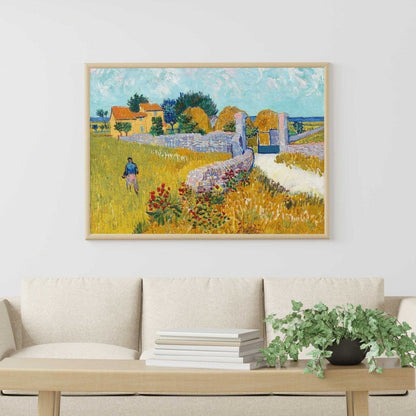 VINCENT VAN GOGH - Farmhouse in Provence (Giclée Art Print) - Pathos Studio - Marketplace Listings