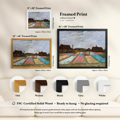Vincent Van Gogh - Flower Beds In Holland | Art Prints | Pathos Studio