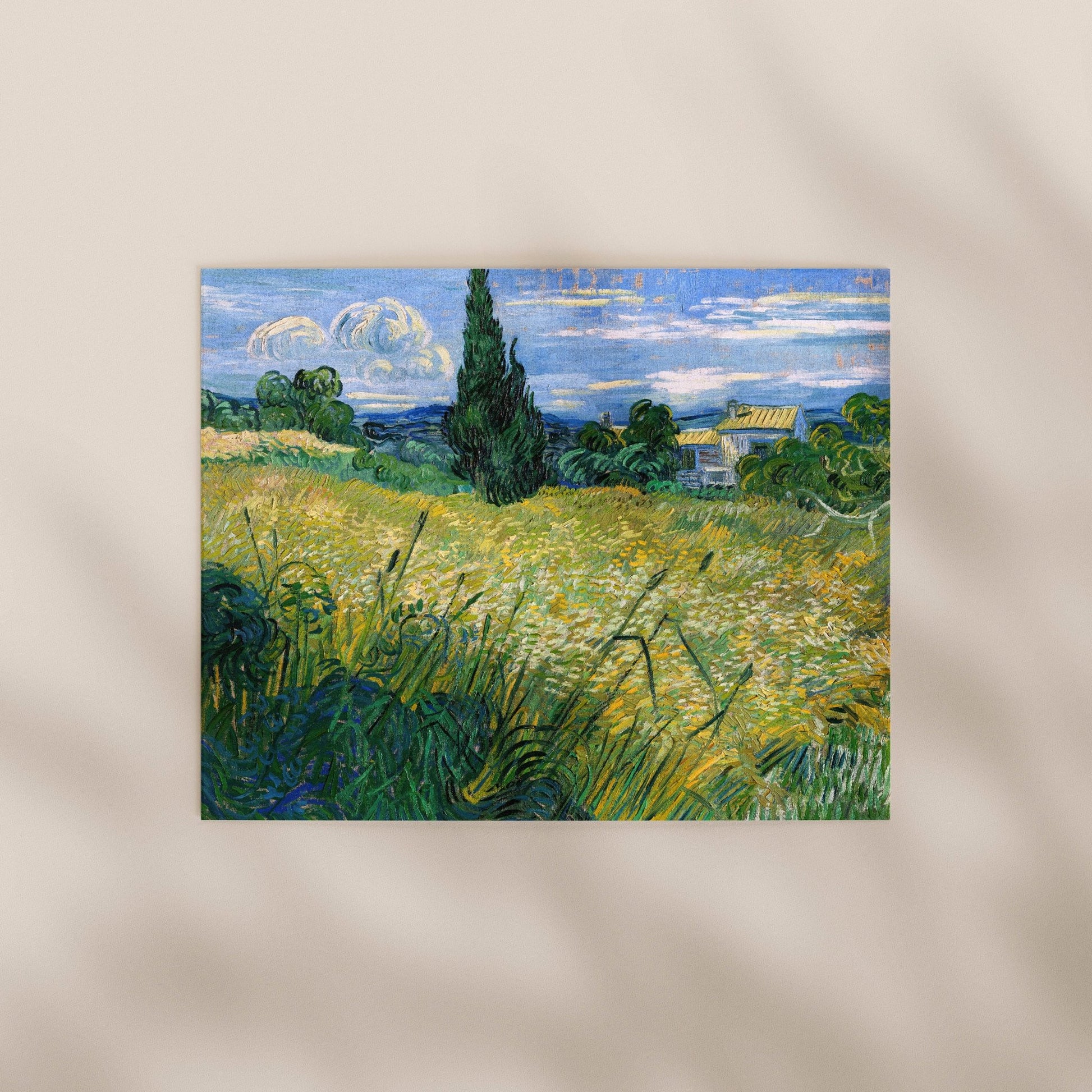 Vincent Van Gogh - Green Wheat Field With Cypress | Art Prints | Pathos Studio