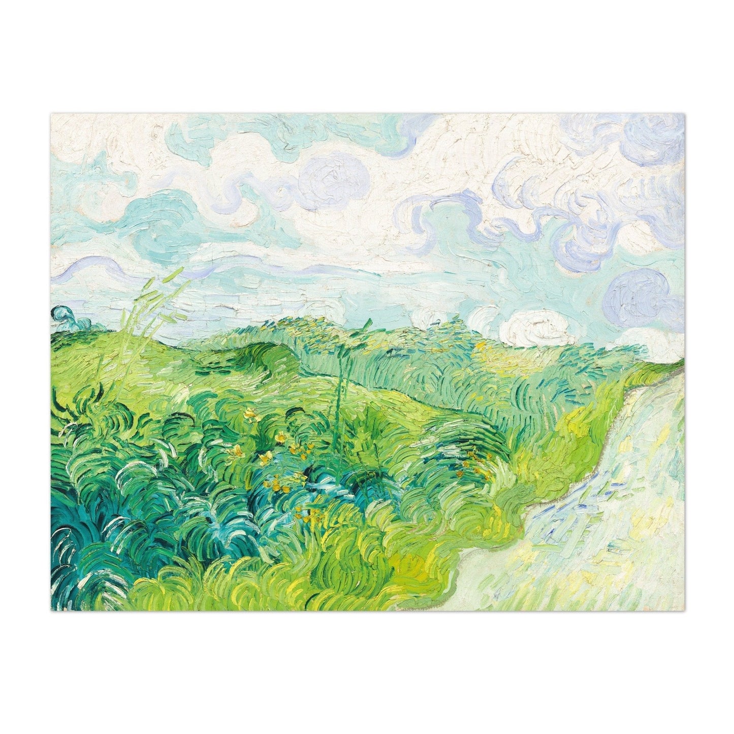 VINCENT VAN GOGH - Green Wheat Fields, Auvers (Giclée Art Print) - Pathos Studio - Marketplace Listings