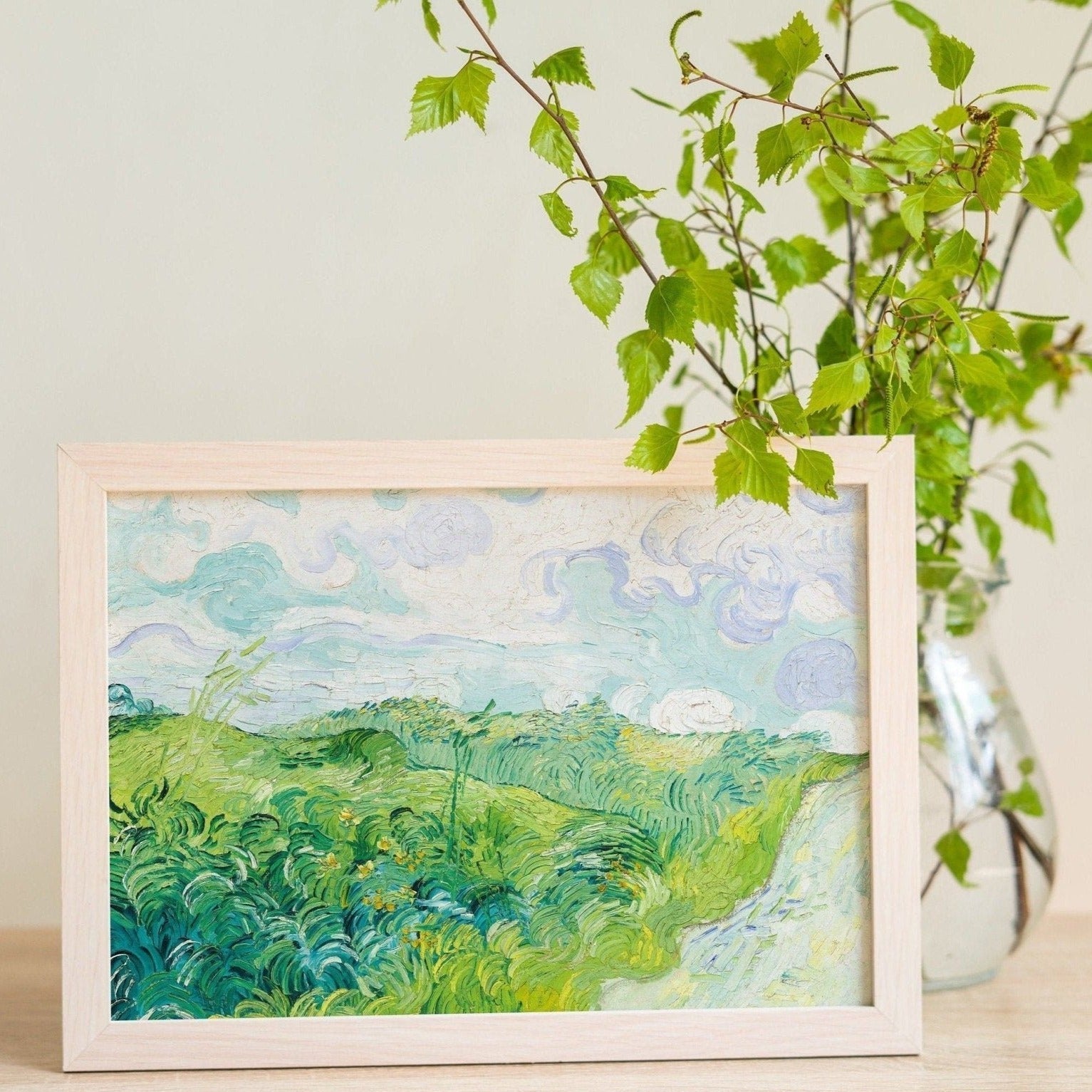 VINCENT VAN GOGH - Green Wheat Fields, Auvers (Giclée Art Print) - Pathos Studio - Marketplace Listings