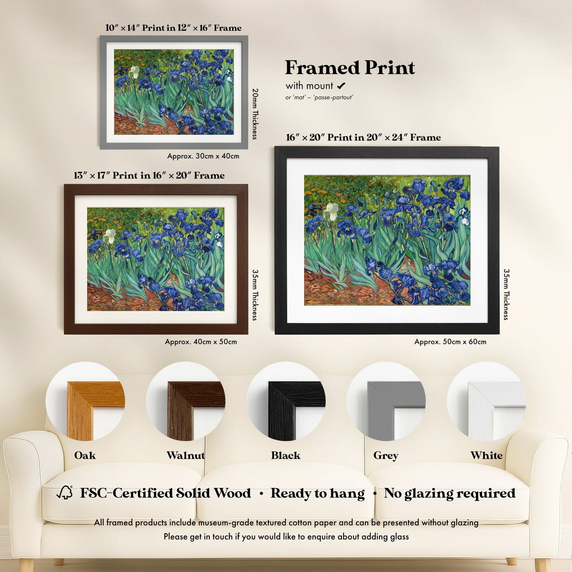 Vincent Van Gogh - Irises | Art Prints | Pathos Studio