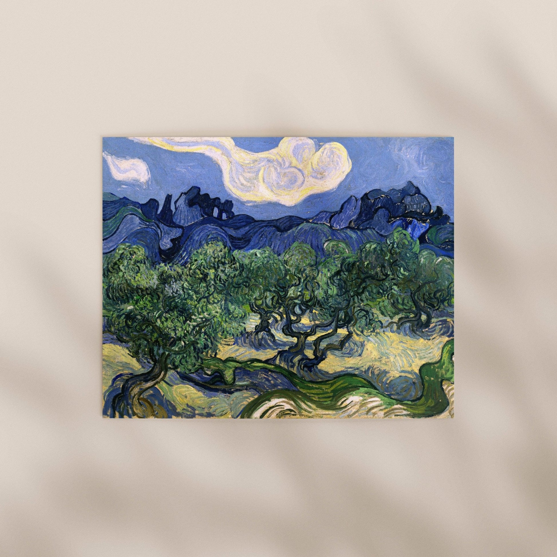 Vincent Van Gogh - Olive Trees with the Alpilles in Background | Art Prints | Pathos Studio