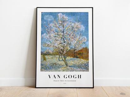 VINCENT VAN GOGH - Peach Tree (Poster Style) (Giclée Art Print) - Pathos Studio - Marketplace Listings