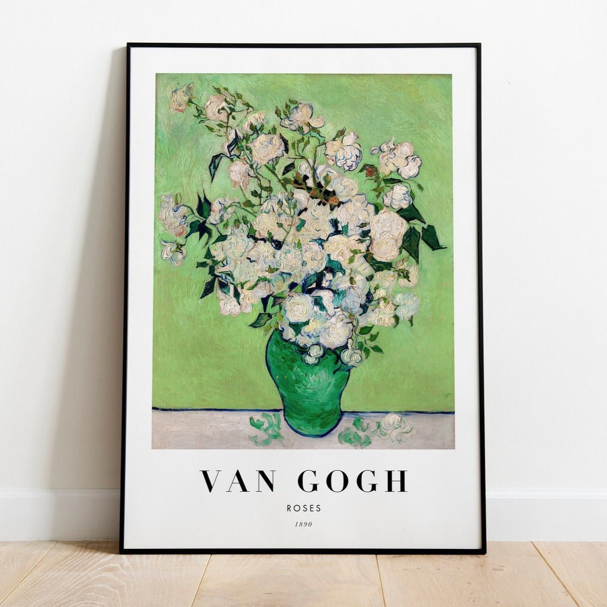 VINCENT VAN GOGH - Roses (Poster Style) (Giclée Art Print) - Pathos Studio - Marketplace Listings