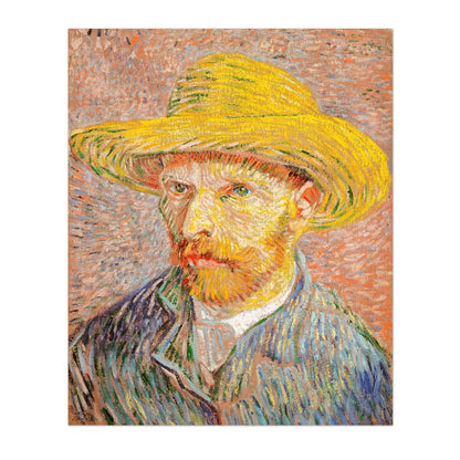 VINCENT VAN GOGH - Self - Portrait With A Straw Hat (Giclée Art Print) - Pathos Studio - Marketplace Listings