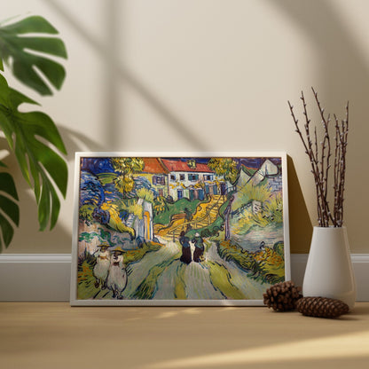 VINCENT VAN GOGH - Stairway At Auvers - Pathos Studio - Art Prints