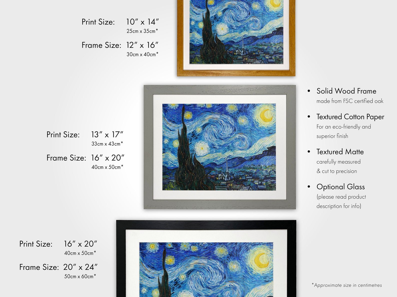 VINCENT VAN GOGH - Starry Night - Pathos Studio -