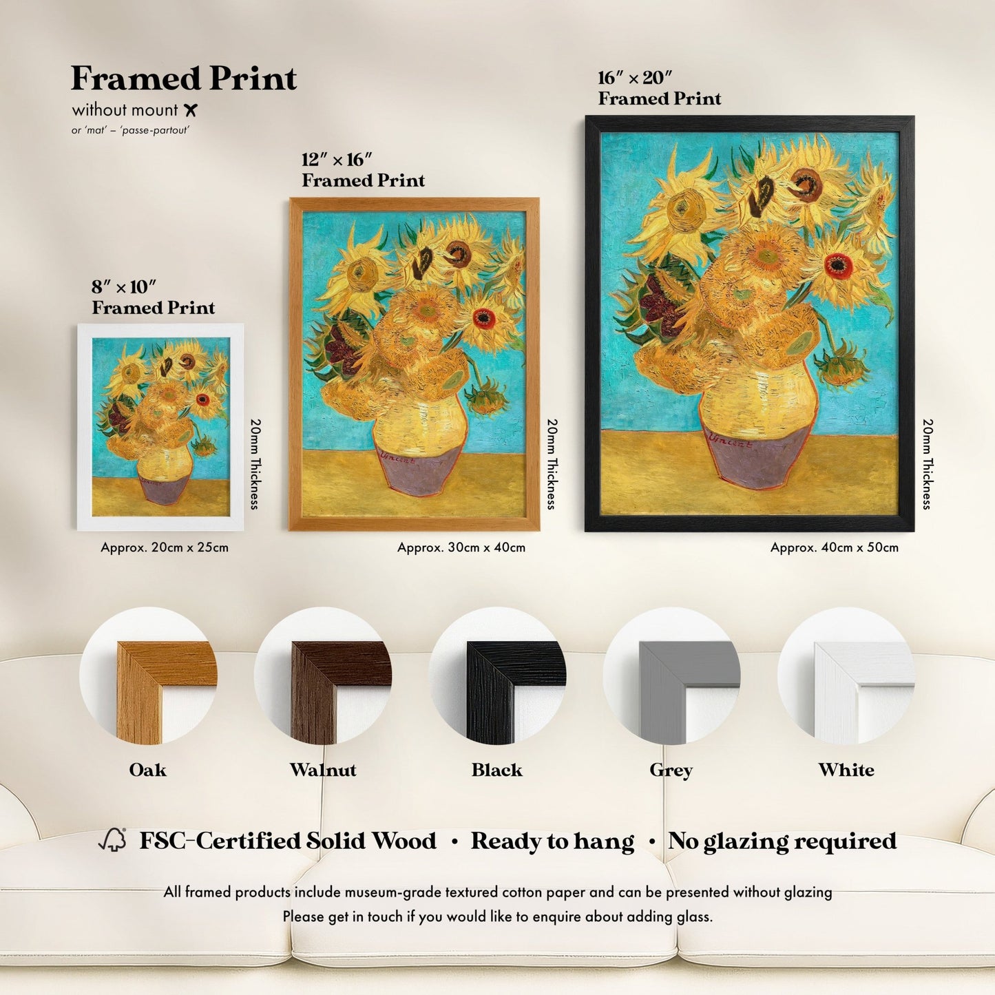Vincent Van Gogh - Vase With Twelve Sunflowers | Art Prints | Pathos Studio