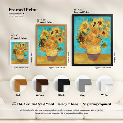 Vincent Van Gogh - Vase With Twelve Sunflowers | Art Prints | Pathos Studio
