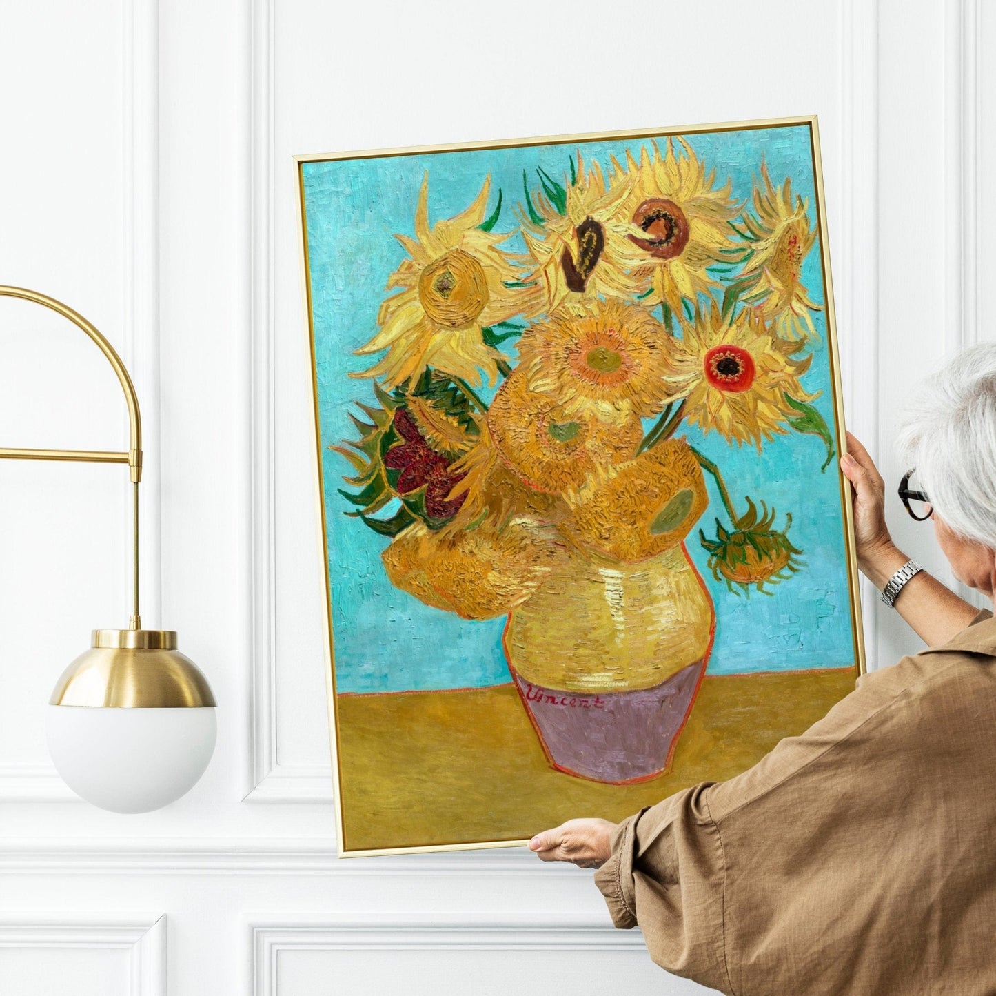 VINCENT VAN GOGH - Vase With Twelve Sunflowers (Giclée Art Print) - Pathos Studio - Marketplace Listings