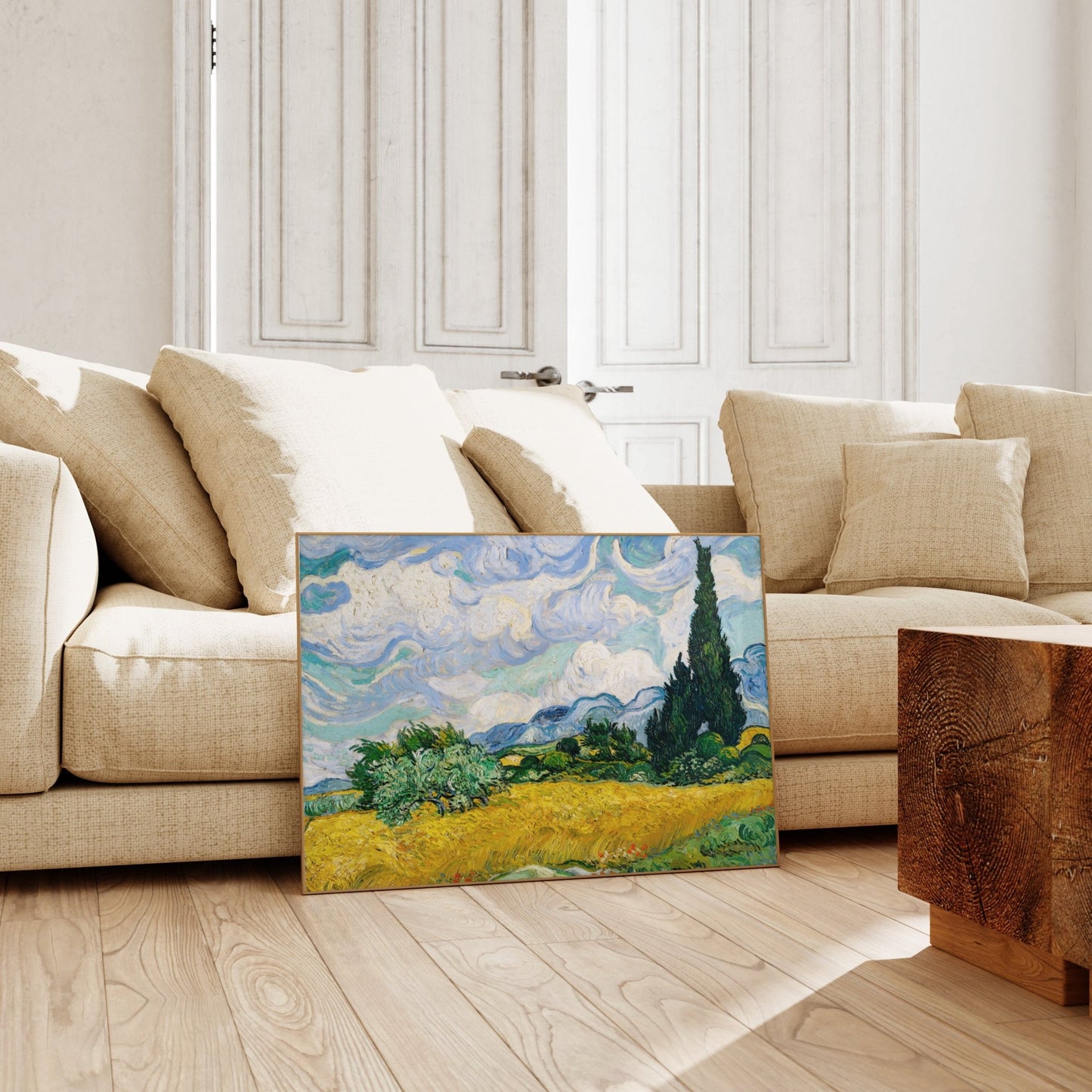 VINCENT VAN GOGH - Wheat Field With Cypresses - Pathos Studio - Art Prints