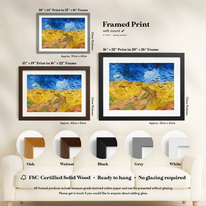 Vincent Van Gogh - Wheatfield with Crows | Art Prints | Pathos Studio