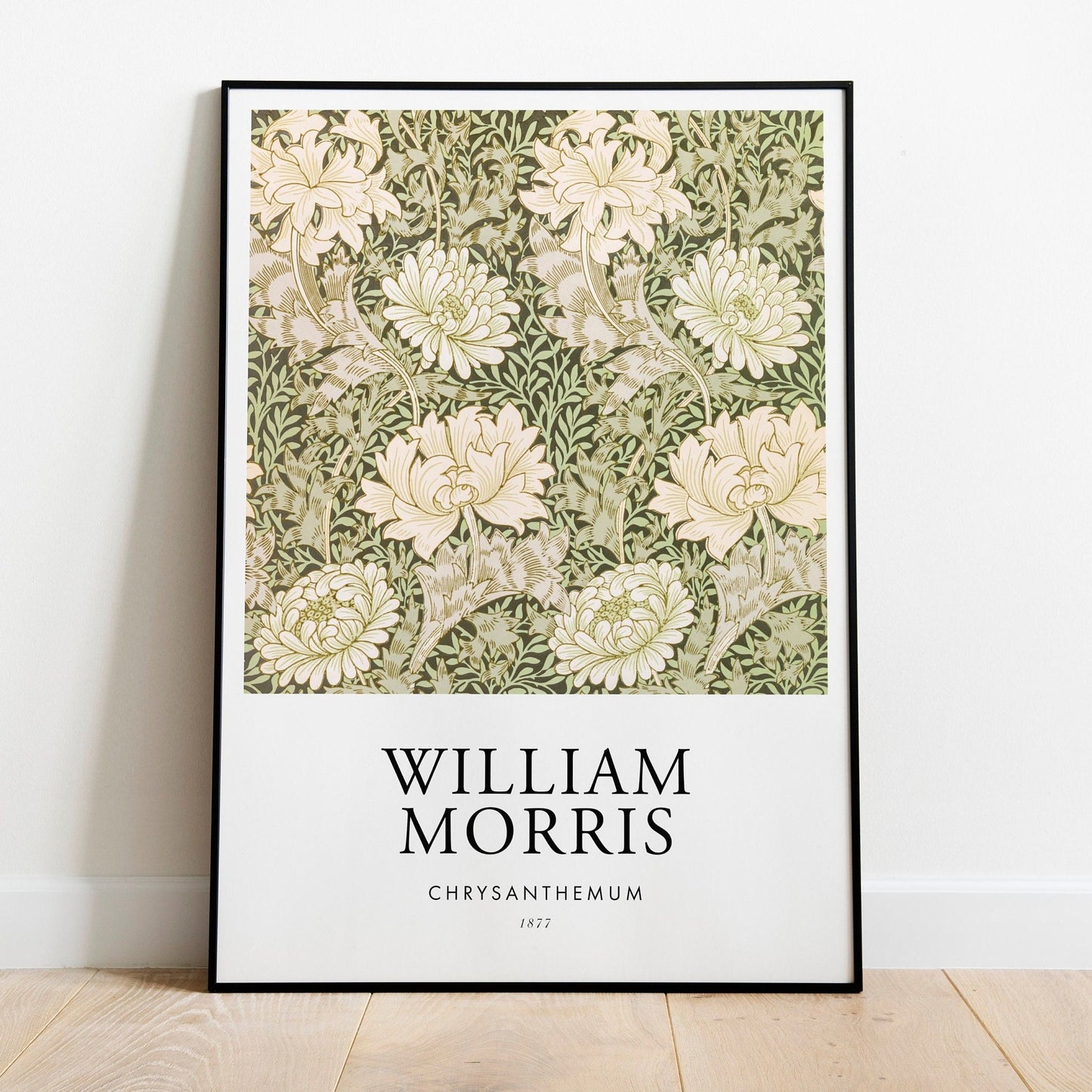 WILLIAM MORRIS - Chrysanthemum (Poster Style) - Pathos Studio - Art Prints