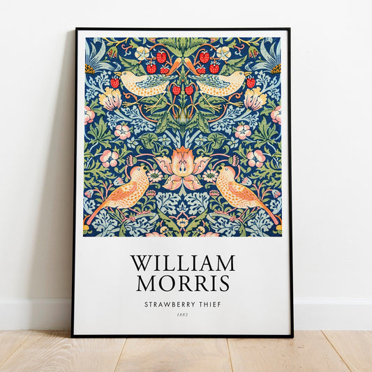 WILLIAM MORRIS - Strawberry Thief (Poster Style) - Pathos Studio - Art Prints