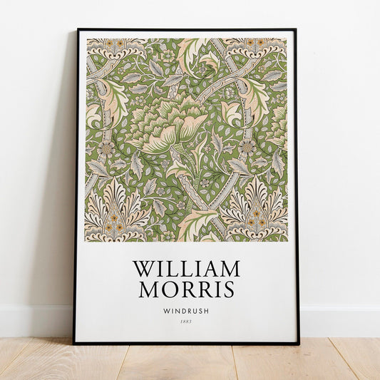 WILLIAM MORRIS - Windrush (Poster Style) - Pathos Studio - Art Prints