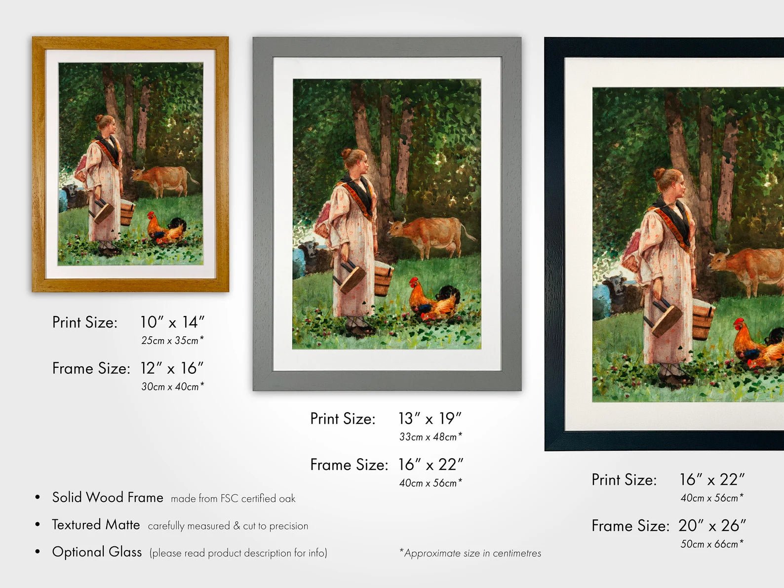 WINSLOW HOMER - The Milk Maid - Pathos Studio - Art Prints