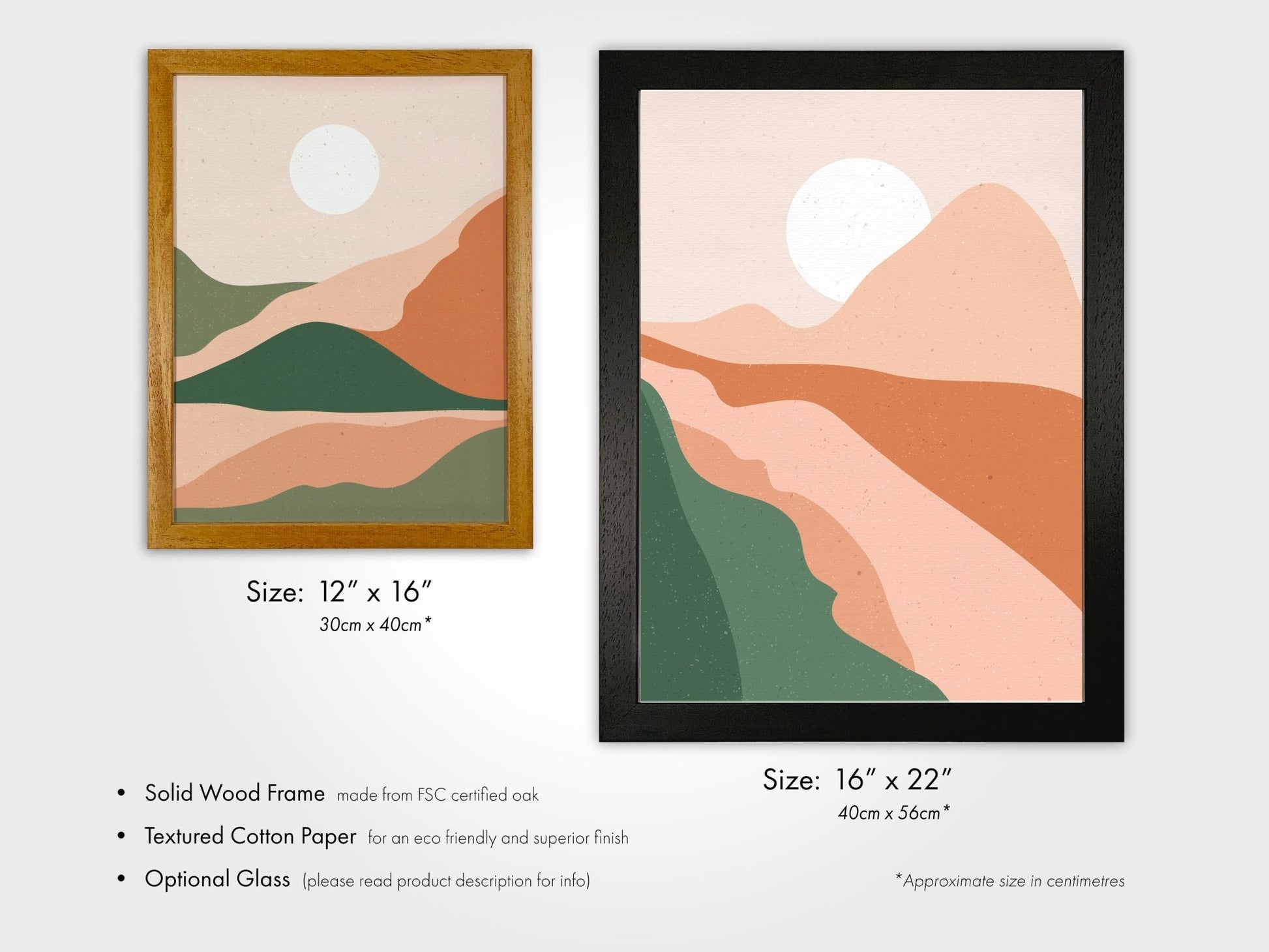 Abstract Green Hills Print 3 - Pathos Studio - Art Prints