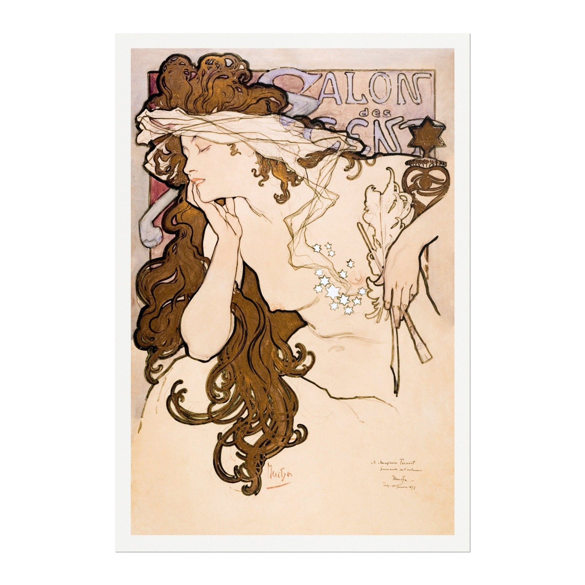 ALPHONSE MUCHA - Salon Des Cent - Pathos Studio - Art Prints