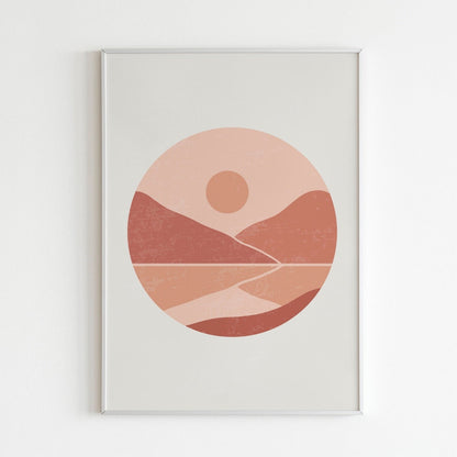 Boho Moon Print 02 - Pathos Studio - Art Prints