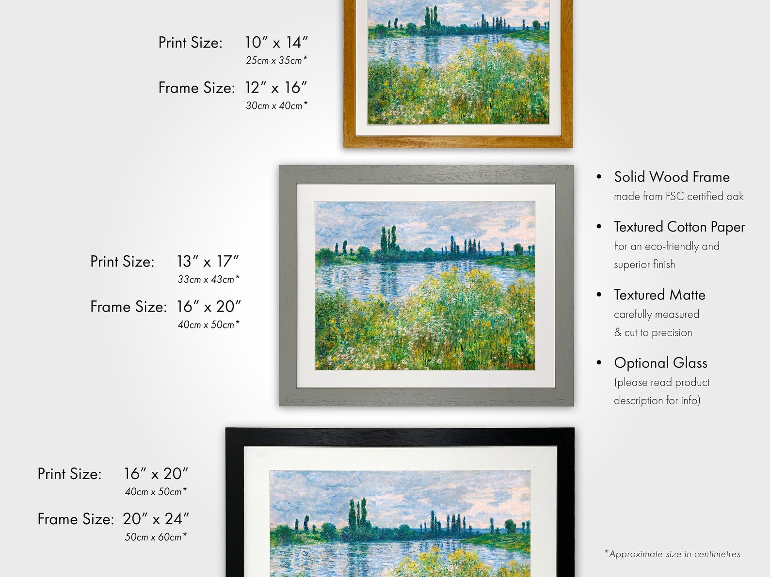 CLAUDE MONET - Banks of the Seine, Vetheuil - Pathos Studio - Art Prints