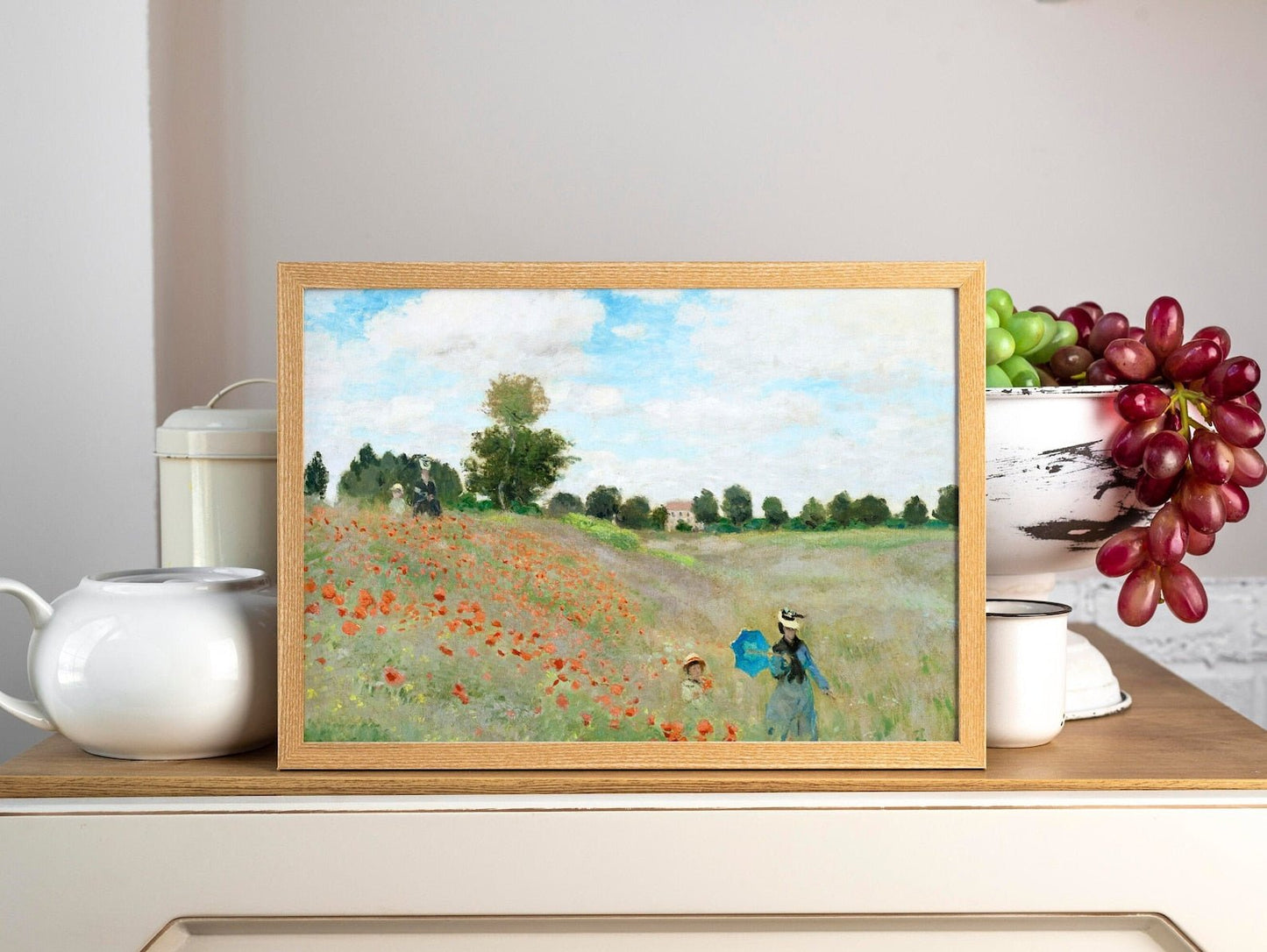 CLAUDE MONET - The Poppy Field Near Argenteuil - Pathos Studio - Art Prints