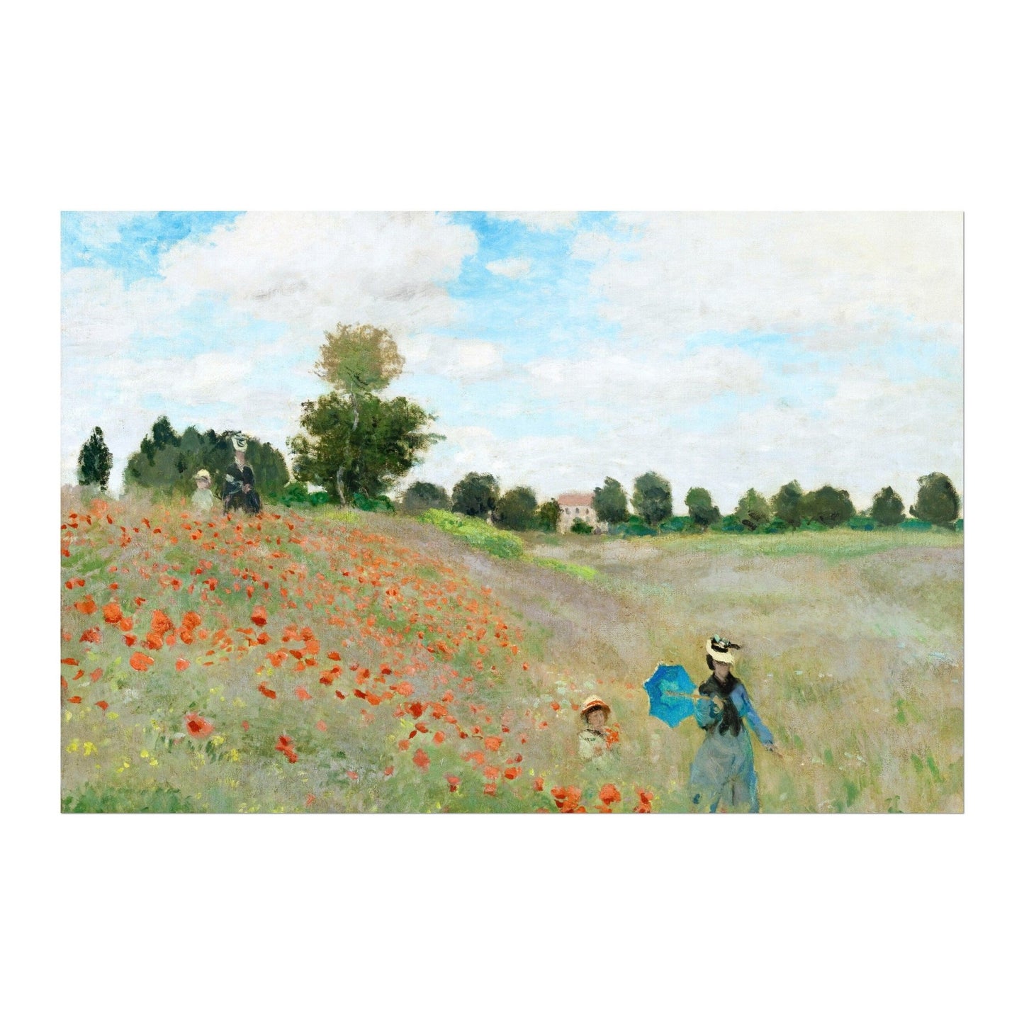 CLAUDE MONET - The Poppy Field Near Argenteuil - Pathos Studio - Art Prints