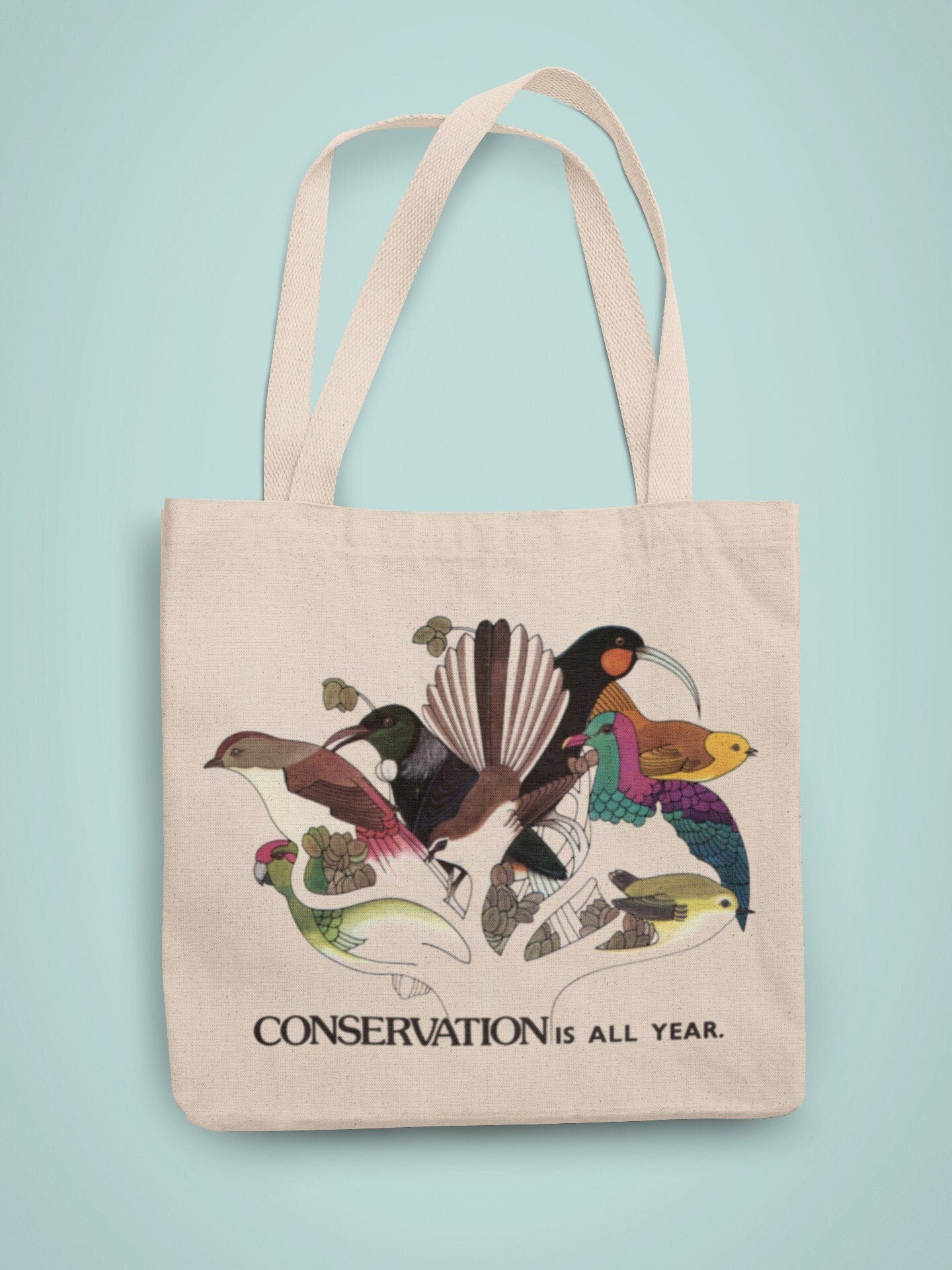 Conservation Is All Year - Tote Bag - Pathos Studio - Tote Bags