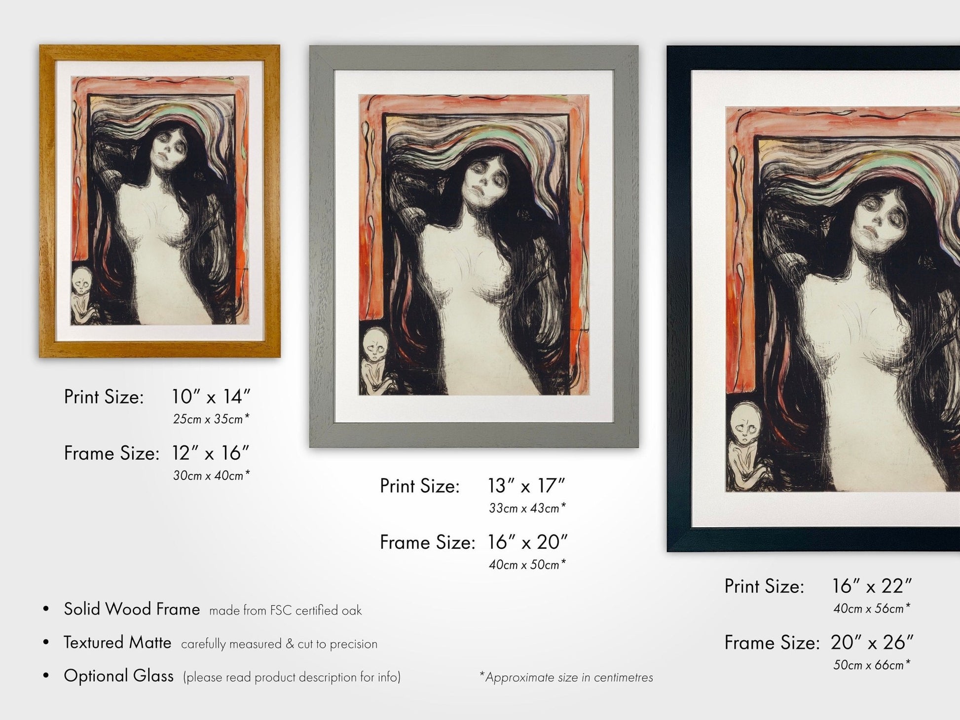 EDVARD MUNCH - Madonna - Pathos Studio - Art Prints