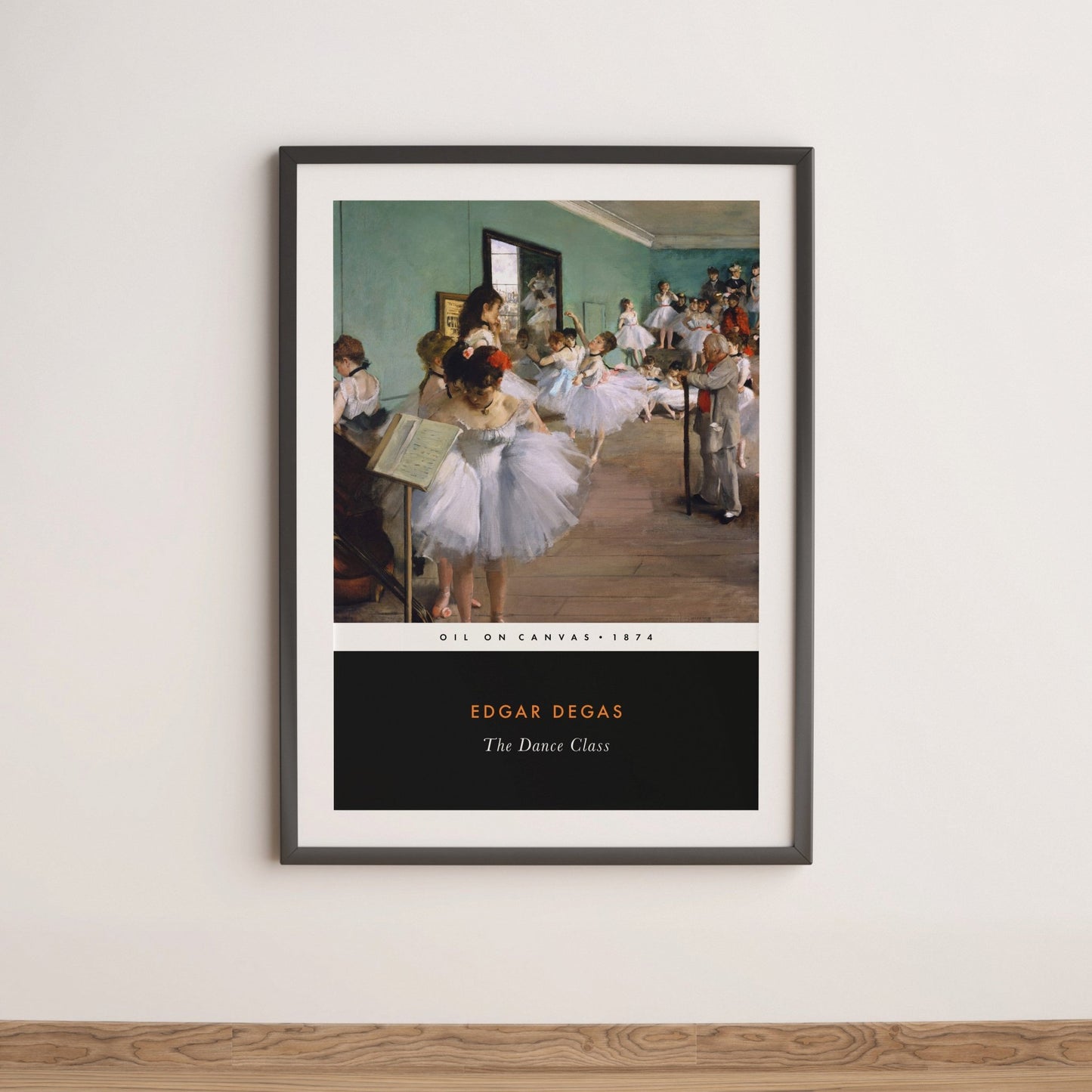 EDWARD DEGAS - The Dance Class (Vintage Classic Style) - Pathos Studio - Art Prints
