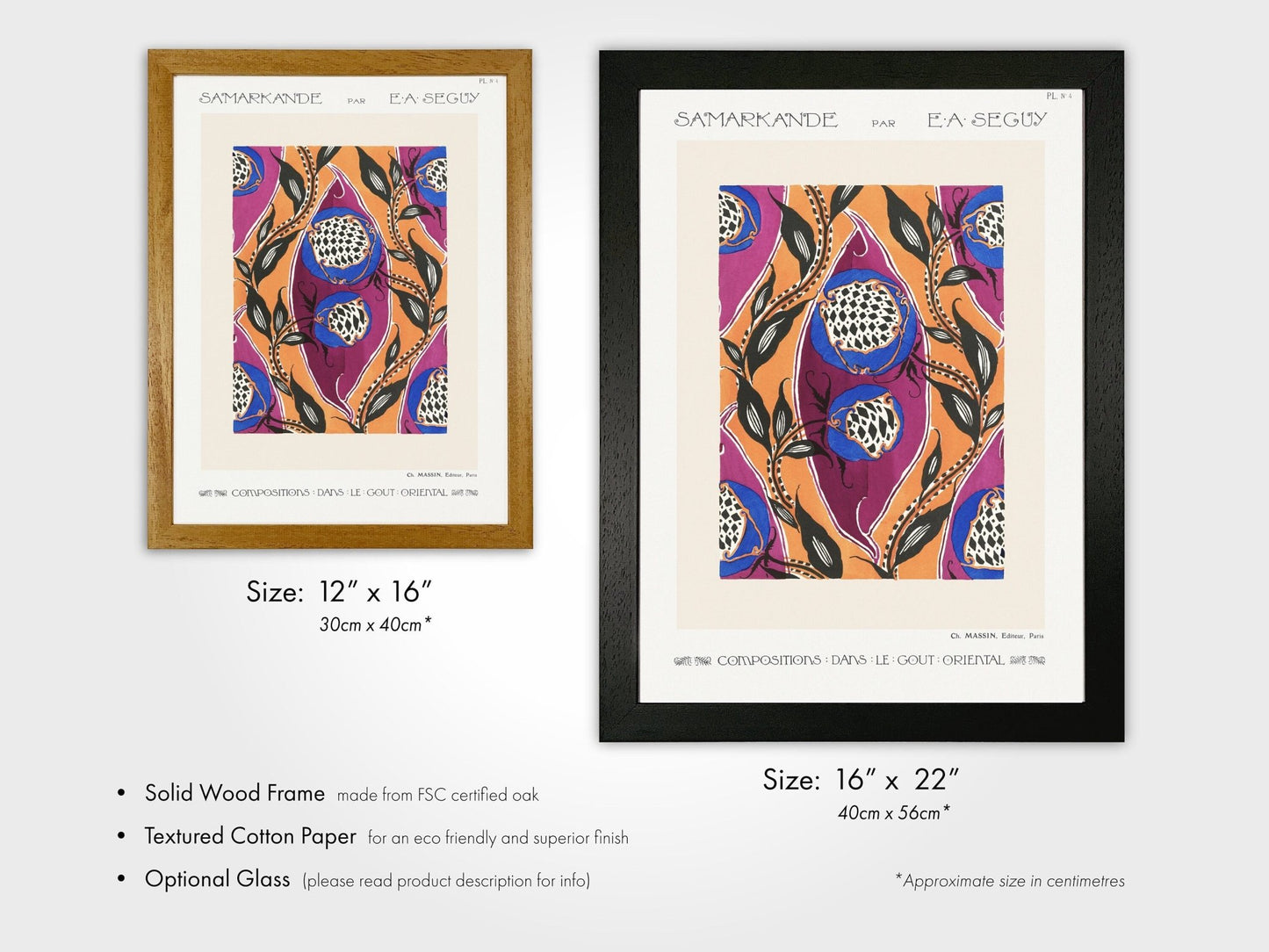 EUGENE SEGUY - Set of 3 Samarkande Prints - Pathos Studio - Art Print Sets