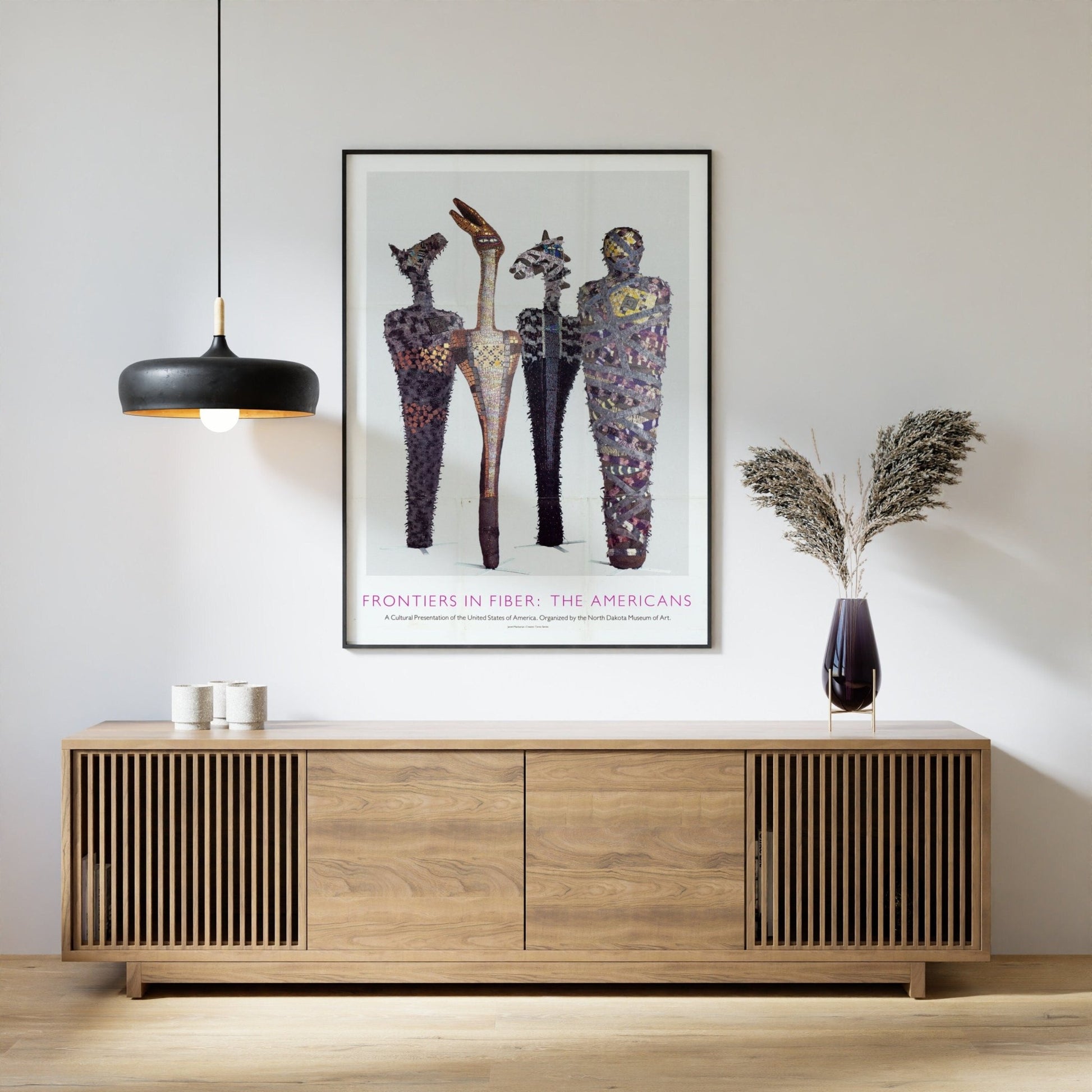 Frontiers in Fiber - The Americans (Vintage Poster) - Pathos Studio - Posters, Prints, & Visual Artwork