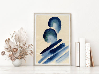 GEORGIA O'KEEFFE - Blue No. 2 - Pathos Studio - Posters, Prints, & Visual Artwork