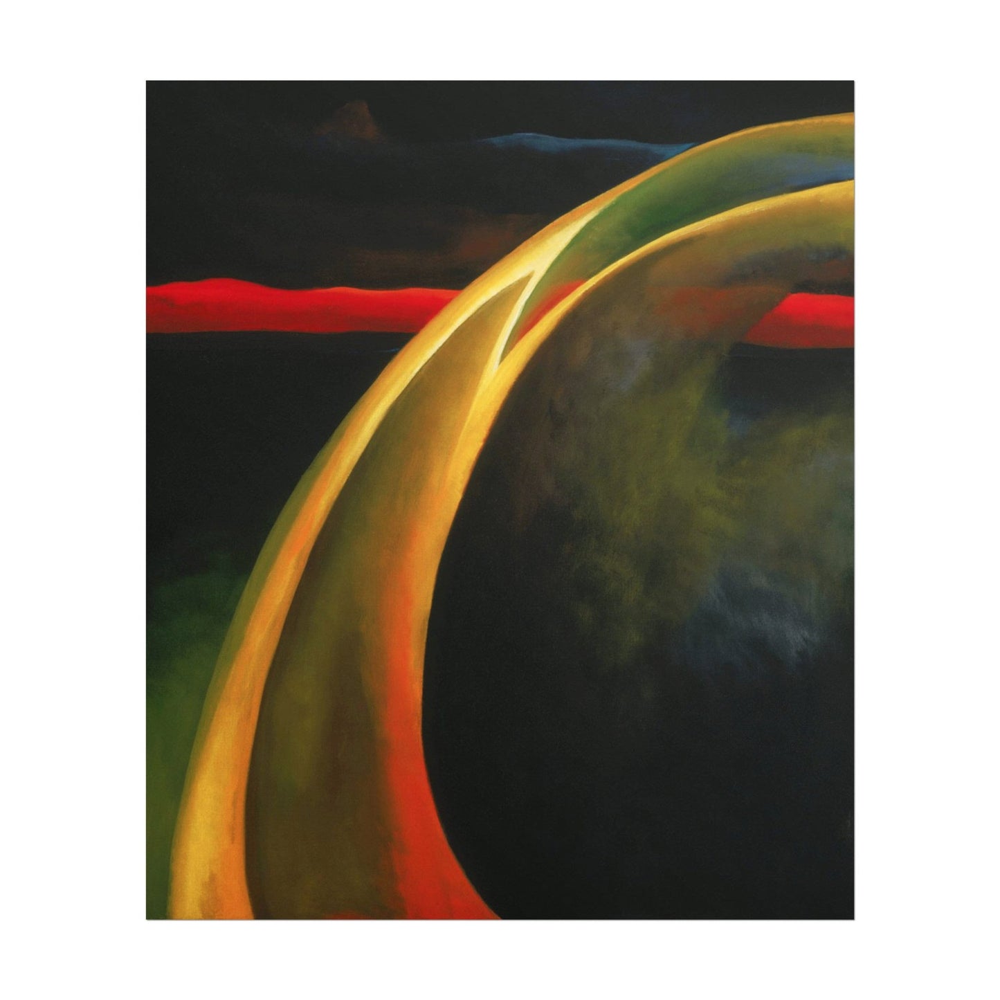 GEORGIA O'KEEFFE - Red and Orange Streak (Giclée Art Print) - Pathos Studio - Art Prints