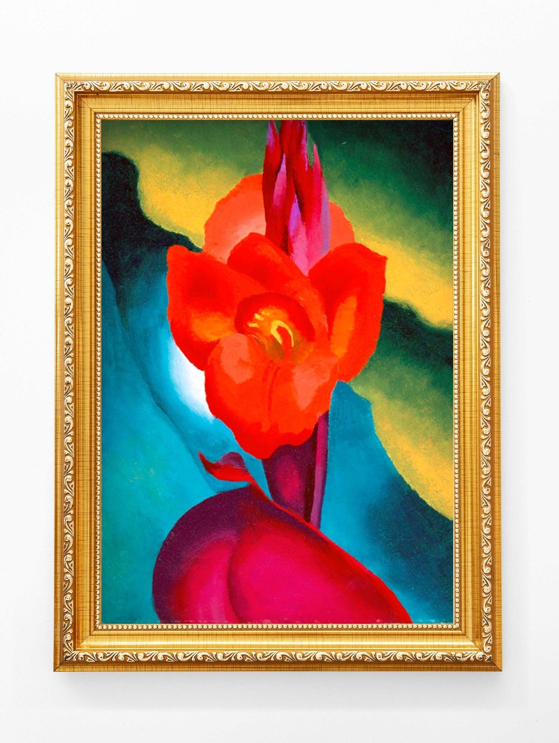 GEORGIA O'KEEFFE - Canna rouge