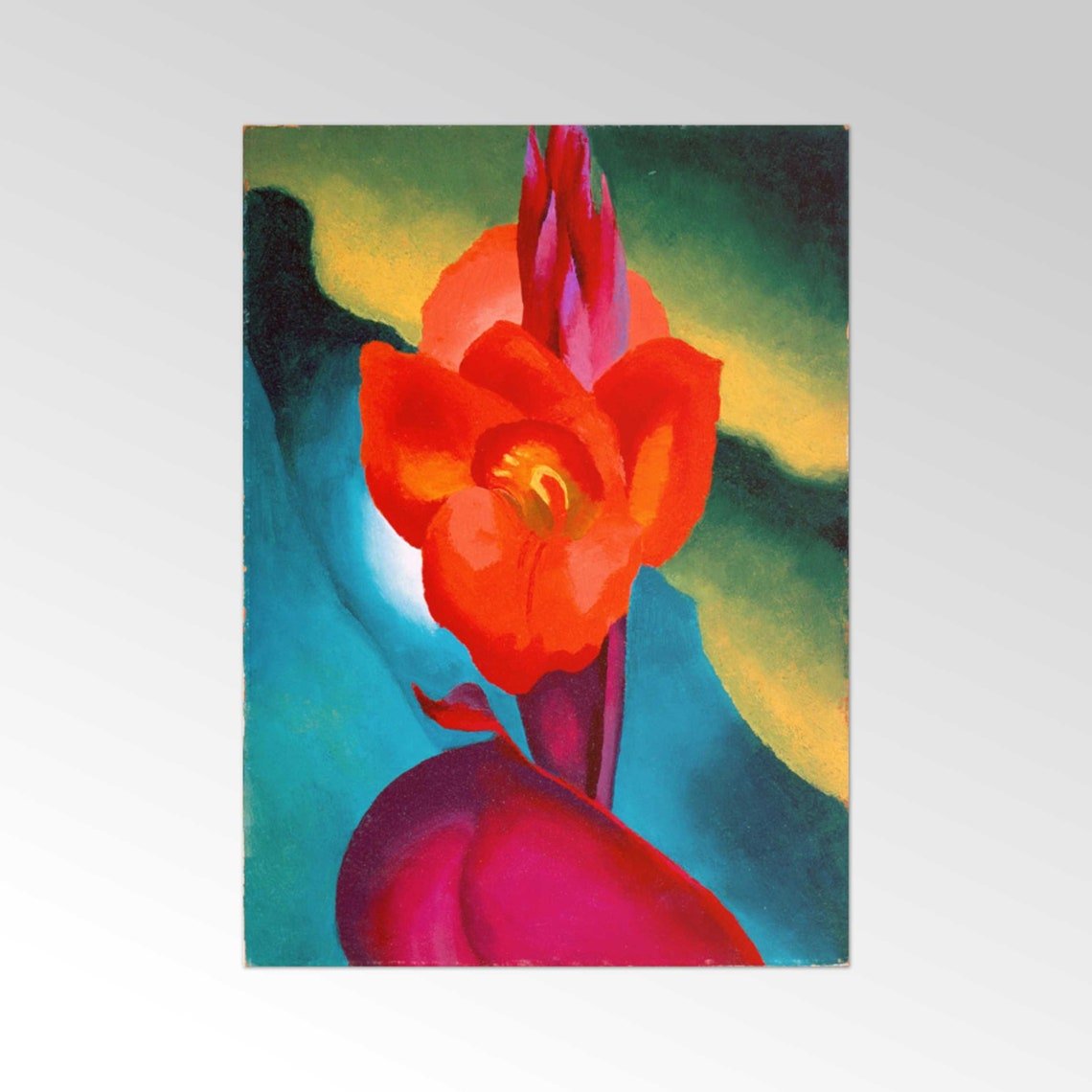 GEORGIA O'KEEFFE - Rote Canna