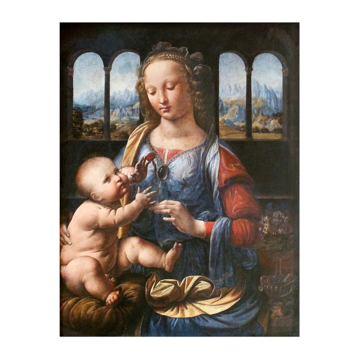 LEONARDO DA VINCI - Madonna of the Carnation