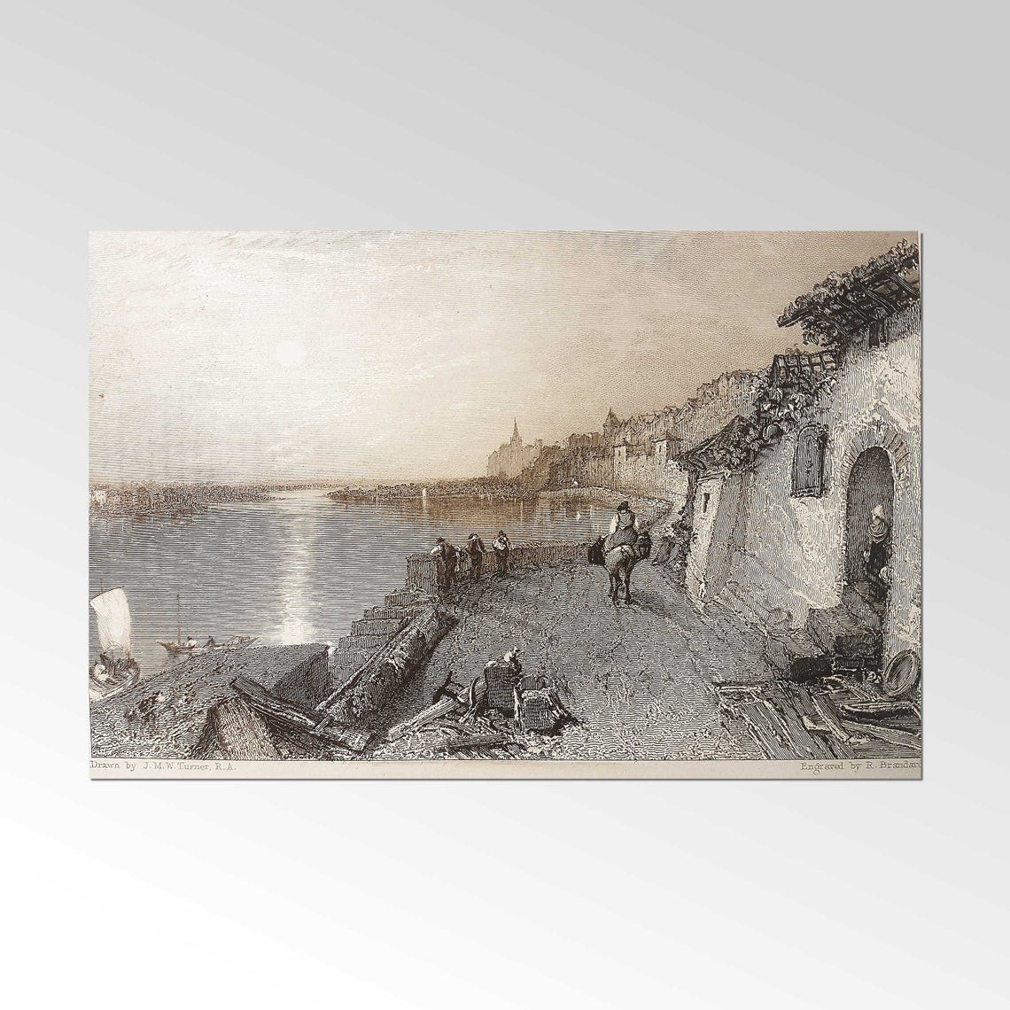 JMW TURNER - Montsoreau