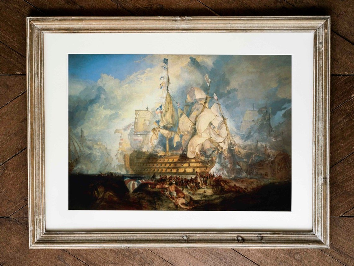 JMW TURNER - La bataille de Trafalgar