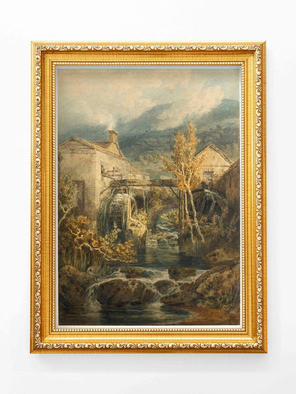 J. M. W. TURNER - The Old Mill, Ambleside