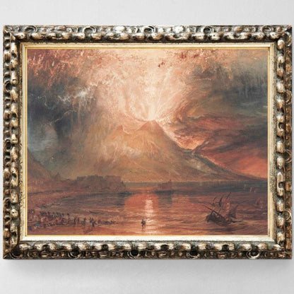 JMW TURNER - Vésuve en éruption