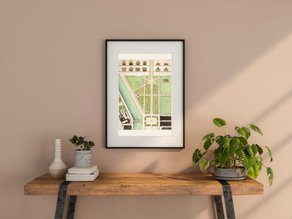 Jardin Public, Champs Elysées by Charles Motte (Vintage Map) - Pathos Studio - Art Prints