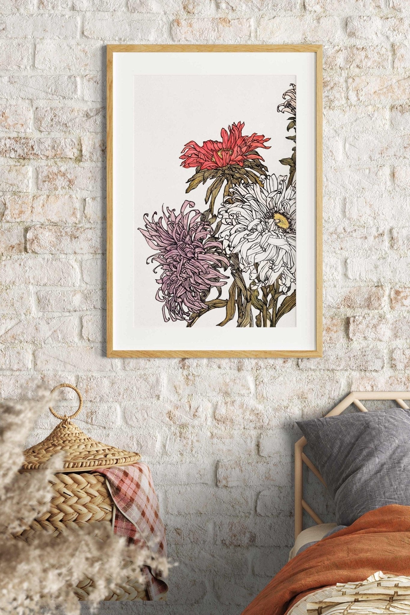 JULIE DE GRAAG - Chrysanthemums - Pathos Studio - Posters, Prints, & Visual Artwork