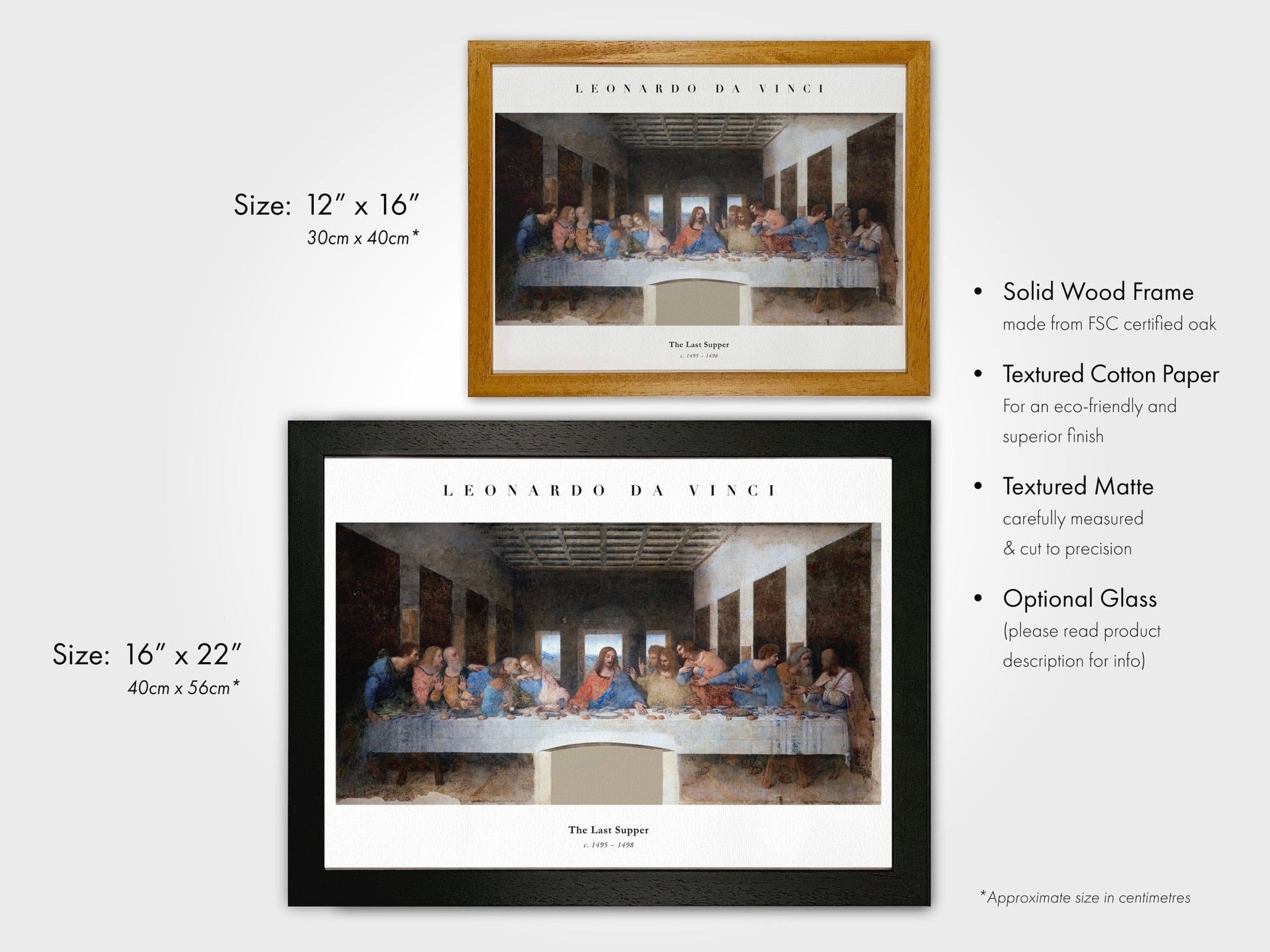 LEONARDO DA VINCI - The Last Supper (Poster of Classic Painting) - Pathos Studio - Art Prints