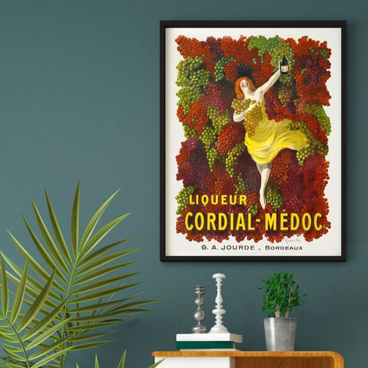 LEONETTO CAPPIELLO - Cordial Médoc Liqueur (Affiche ancienne de publicité)