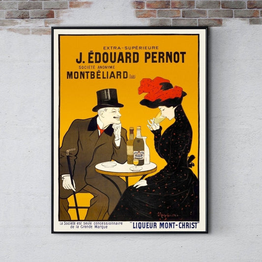 LEONETTO CAPPIELLO - 'J. Edouard Pernot' Absinthe (Affiche publicitaire ancienne)