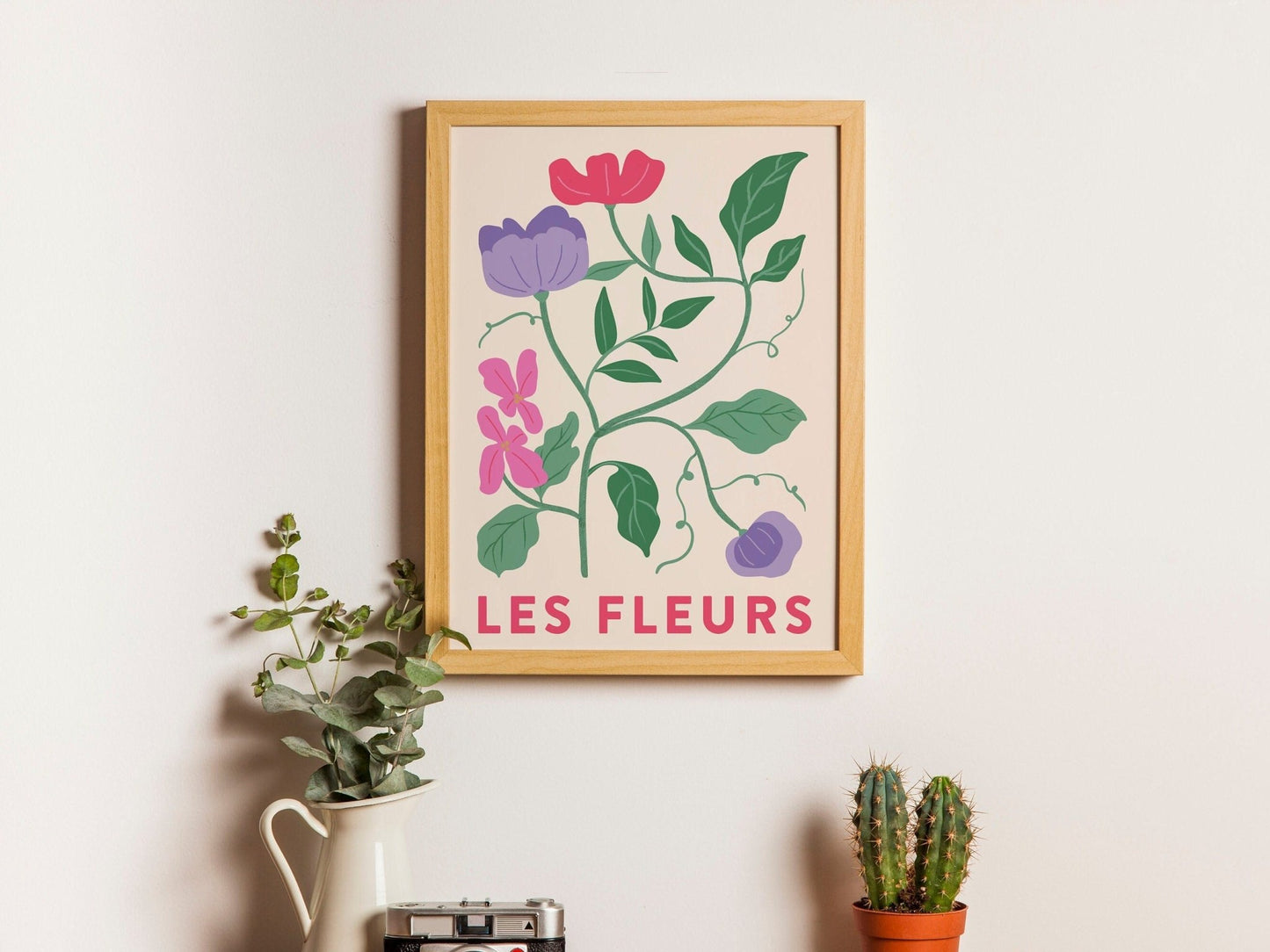 LES FLEURS - French Flower Poster - Pathos Studio - Art Prints