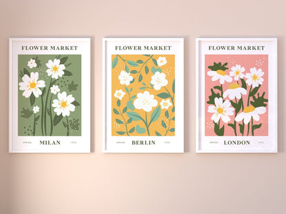 LONDON Flower Market Poster - Pathos Studio - Art Prints