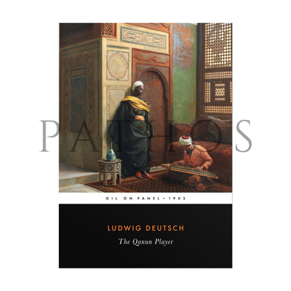 LUDWIG DEUTSCH - The Qanun Player (Vintage Classic Style) - Pathos Studio - Art Prints